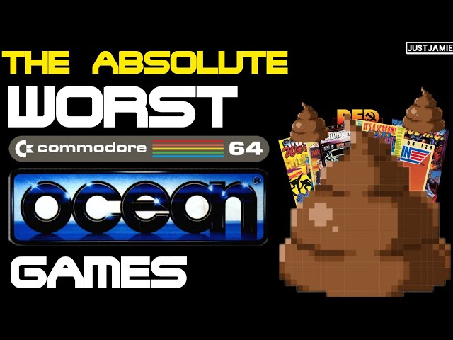 Ocean's Worst C64 games EVER made! #commodore64 #c64 #oceansoftware