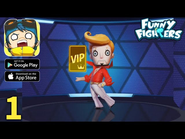 Funny Fighters Battle Royale Gameplay Walkthrough Part 1 (ios, Android)