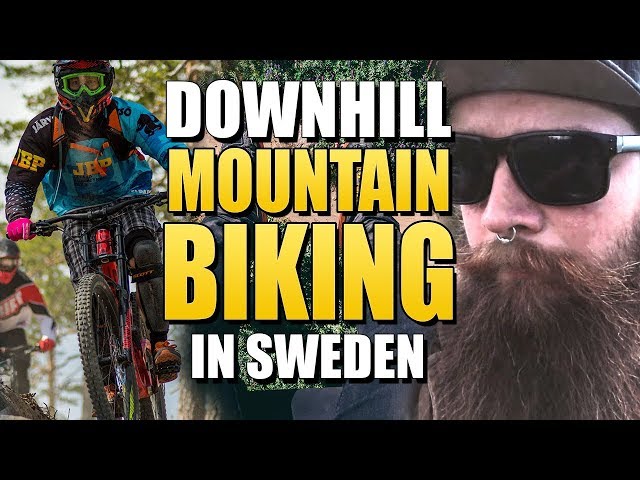 Downhill Mountain Biking in Järvsö Bergscykel Park 2018