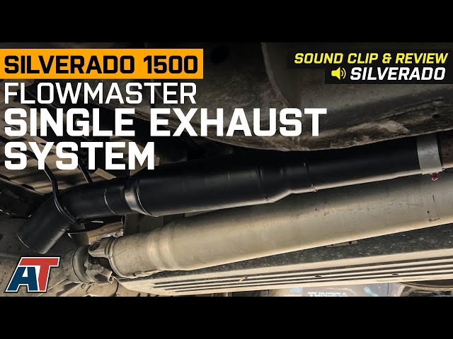 2014-2018 5.3L Silverado 1500 Flowmaster Outlaw Extreme Single Exhaust System Review & Sound Clip
