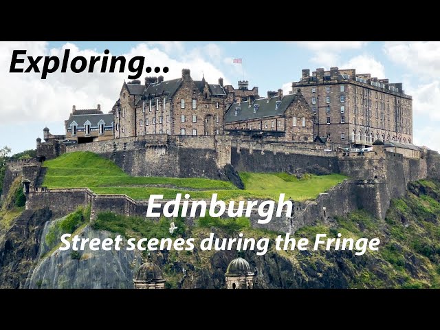 Street scenes during the Fringe, Edinburgh, Scotland.