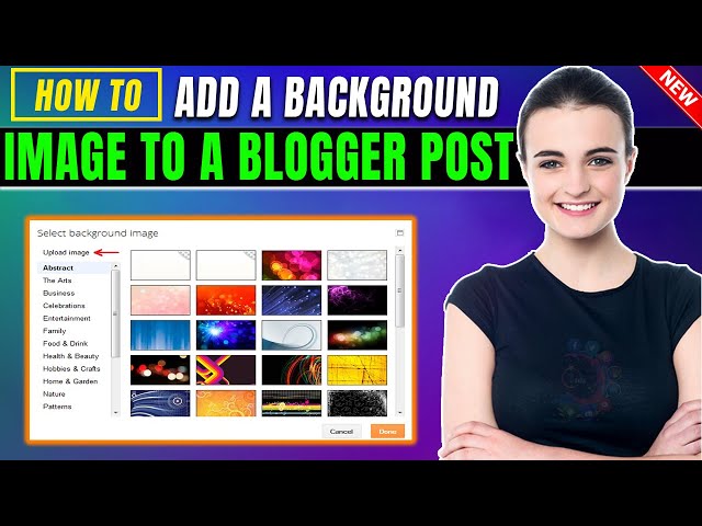 How To Add a Background Image to a Blogger post 2024 | Full Guide