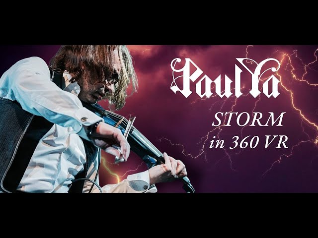 Paul Ya - Vivaldi's Storm.in 360 VR. Fusion of Electric Violin, Symphony and Rock.