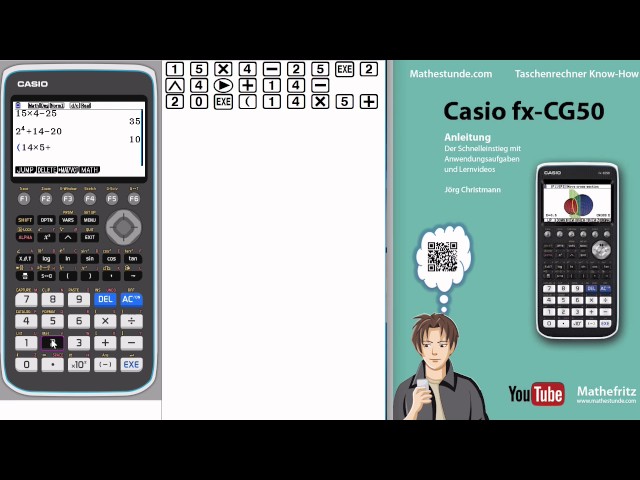 Casio fx-CG50: Seite 6-7 Einfache Rechenaufgaben eingeben mit dem Casio fx-CG50