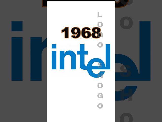 Intel Logo Evolution #intel #evolution #history