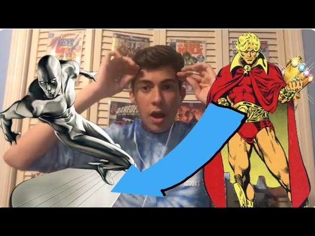 Silver Surfer and Adam Warlock Beat Thanos In Avengers 4!?!!?