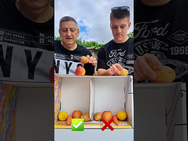 Dad Vs Son Fastest Fruit Game #shorts