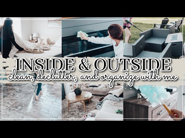 EXTREME INSIDE + OUTSIDE CLEAN DECLUTTER & ORGANIZE | DAYS OF SPEED CLEANING MOTIVATION