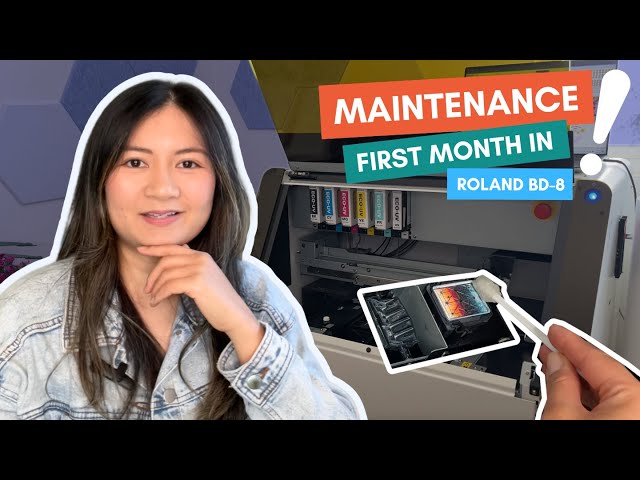 1 Month In - Maintenance Video for the BD-8 UV Printer