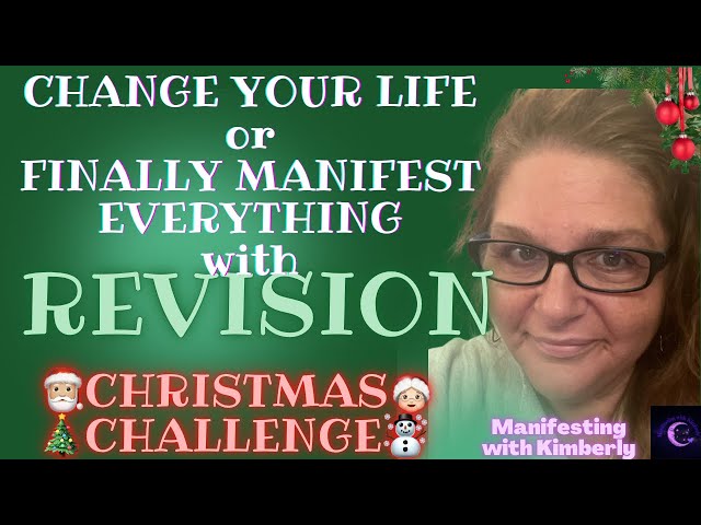 CHANGE YOUR LIFE or FINALLY MANIFEST EVERYTHING with REVISION | 🎅CHRISTMAS CHALLENGE🎄