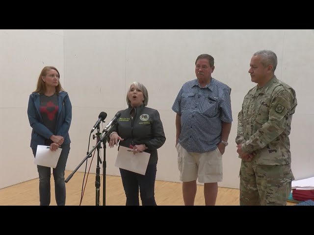 Governor Lujan Grisham gives update on firefighting efforts in Ruidoso
