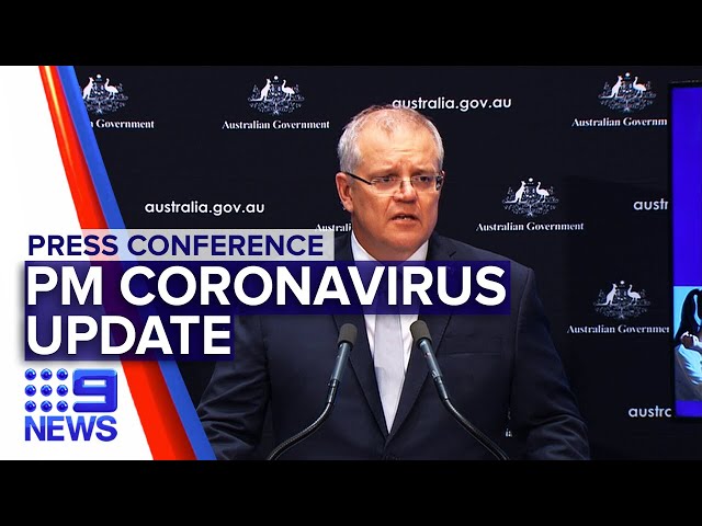 Scott Morrison address after national cabinet meeting | Nine News Australia