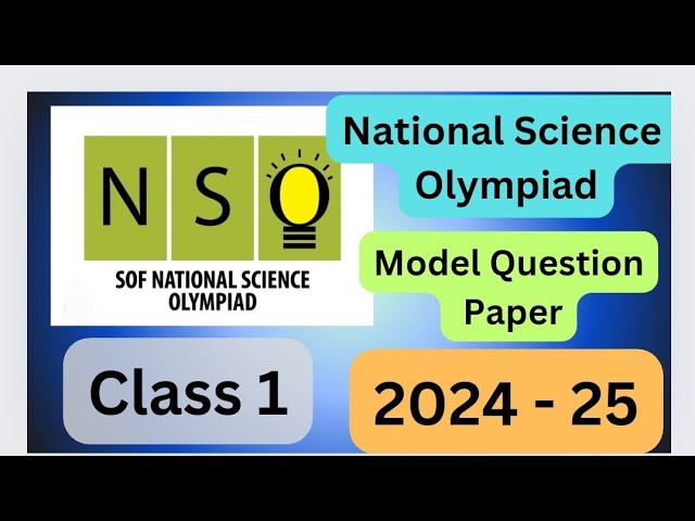 #FavFive | National Science Olympiad 2024-25 model Question paper Class 1 | #olympiad | #nso| #crest