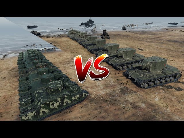 World of Tanks - 10 KV-2 vs 10 O-I [ Versus Seri ]