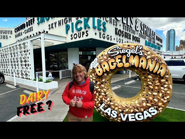 Bagelmania in Las Vegas. How's the bagels? Do they Have Dairy Free? (Lac Factor Report Card)