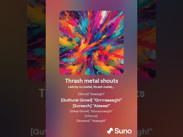 Sunoltura - Thrash metal shouts