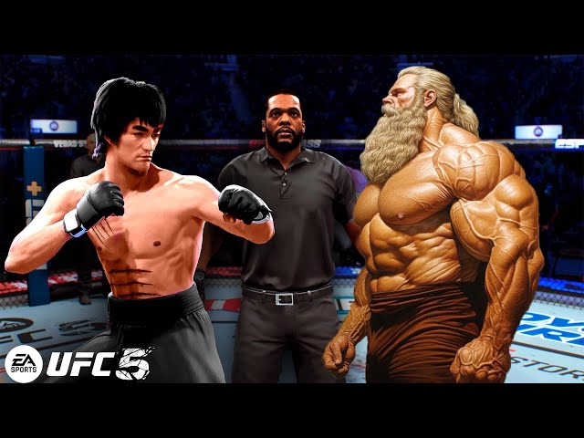 PS5 | Bruce Lee vs. Super Old Titan Warrior (EA Sports UFC 5)