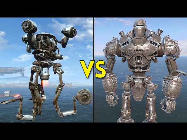 Fallout 4 - Liberty Prime VS 50 Mr. Handy - Battles #9