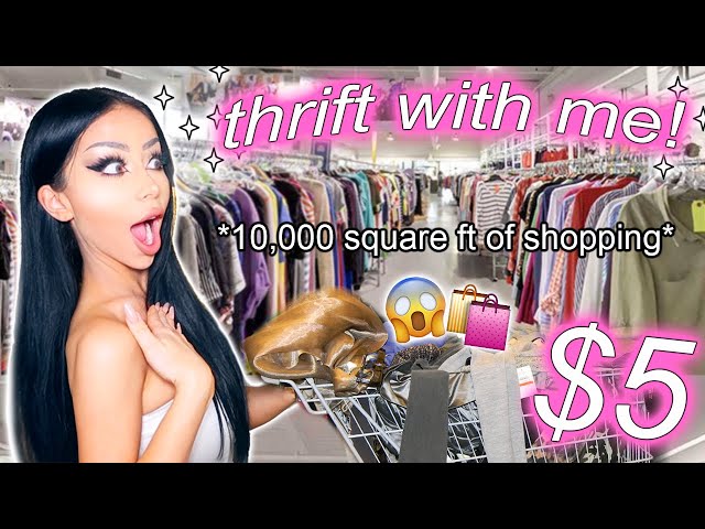 shopping at the BIGGEST thrift store in LA!