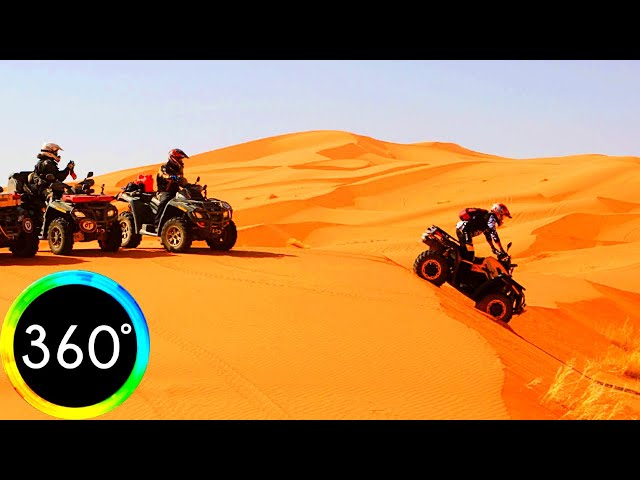 360° VR Speed Quad Safari in Egypt Desert Holiday Hurghada 6K 3D Virtual Reality HD 4K Dubai Sahara