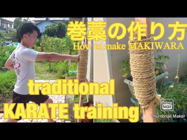 【Vlog】traditional KARATE training MAKIWARA