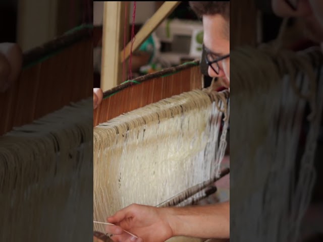 Loom Weaving With Primitive Tools