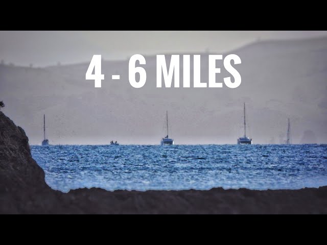 Nikon P1000 Max Zoom Test: 4 to 6 Mile Horizon Boat Test