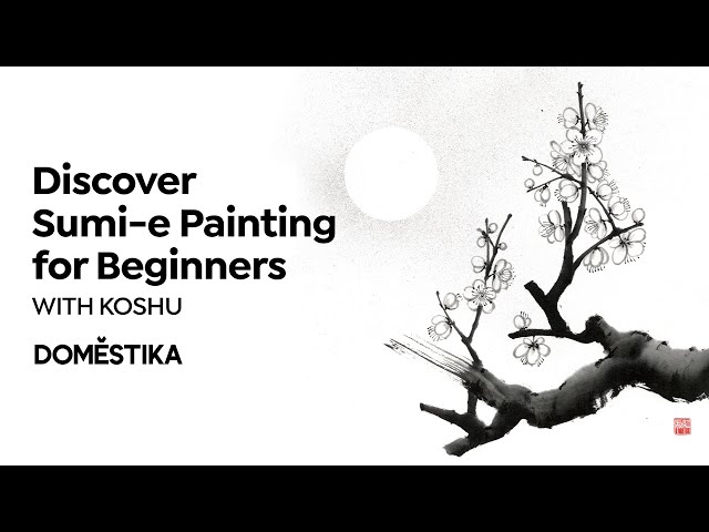ONLINE COURSE Introduction to Sumi-e Painting by Koshu