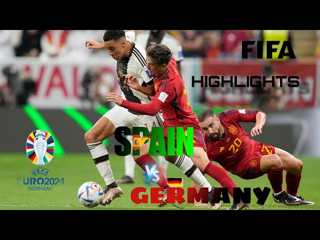 SPAIN VS GERMANY - UEFA EURO 2024 QUARTERFINAL | Full Match all Goals | eFootball 24