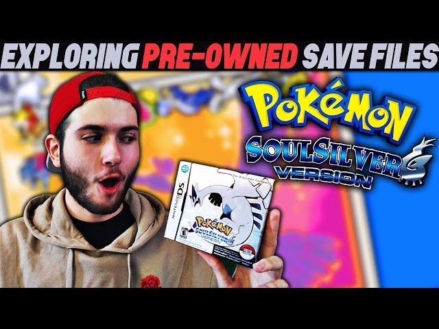 A FAN SENT ME THIS!! | EXPLORING PRE-OWNED SAVE FILES! - Pokemon Soul Silver COMPLETE IN BOX!