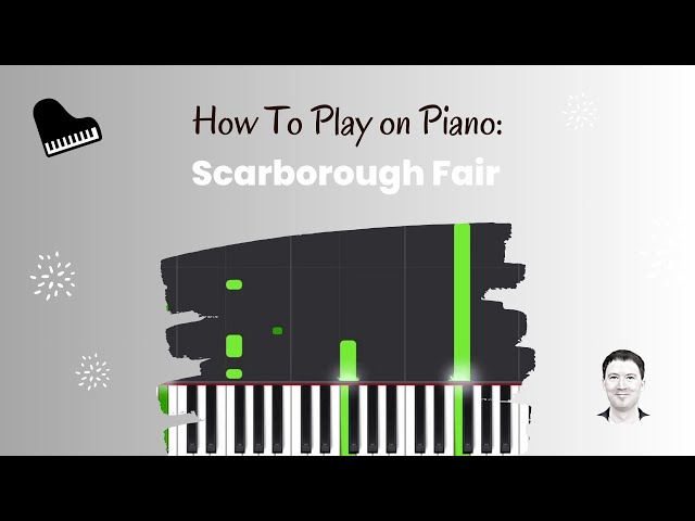 Scarborough Fair - Synthesia piano tutorial