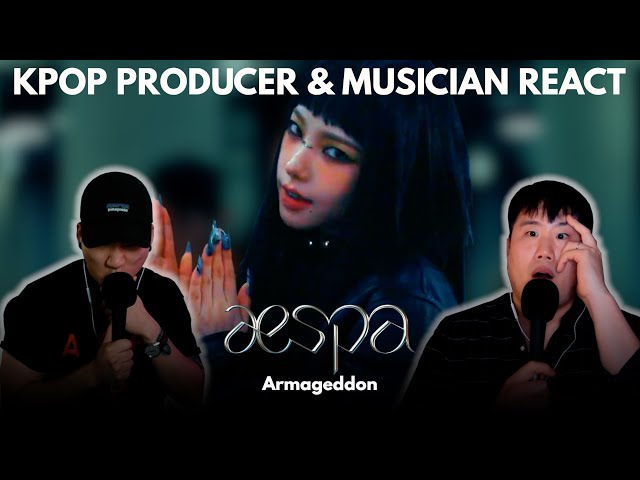 Musicians react & review ♡ AESPA - Armageddon (MV)