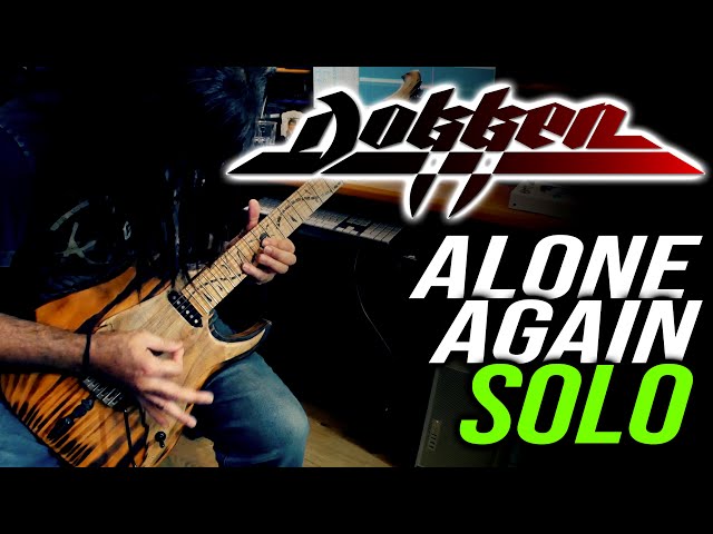 Dokken Alone Again Solo | George Lynch Cover Improvisation