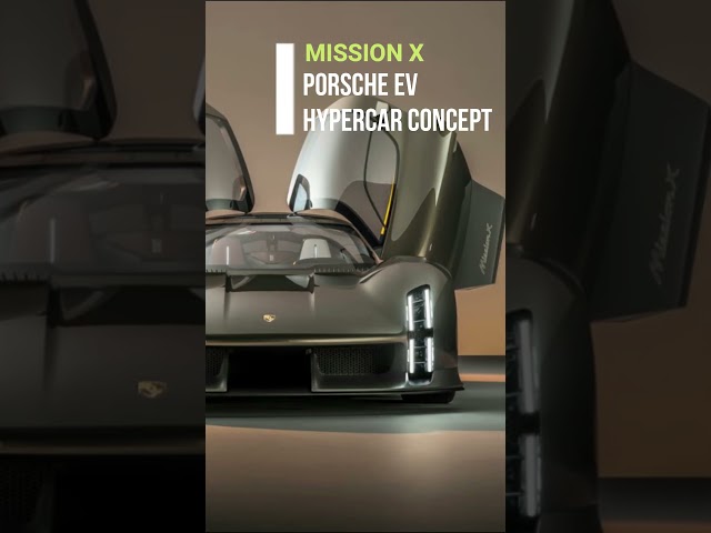 Porsche Mission X Concept EV Hypercar #zillionairestoys #porsche