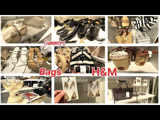 H&M new Accessories ||Bags and shoes|| Summer vibes||June 2024