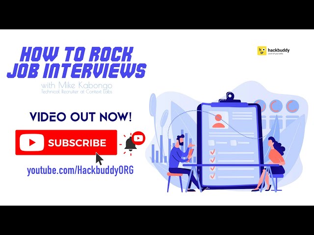 How to Rock Job Interviews w/Mike Kabongo | HackBuddy