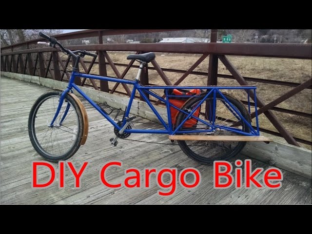 DIY Cargo Bike - Turning an old mountain bike into a cargo hauler
