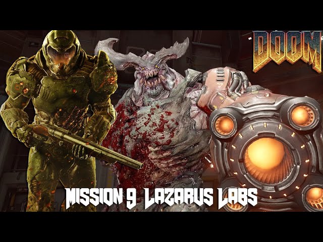 Doom - Mission 9 - Lazarus Labs - Full Walkthrough