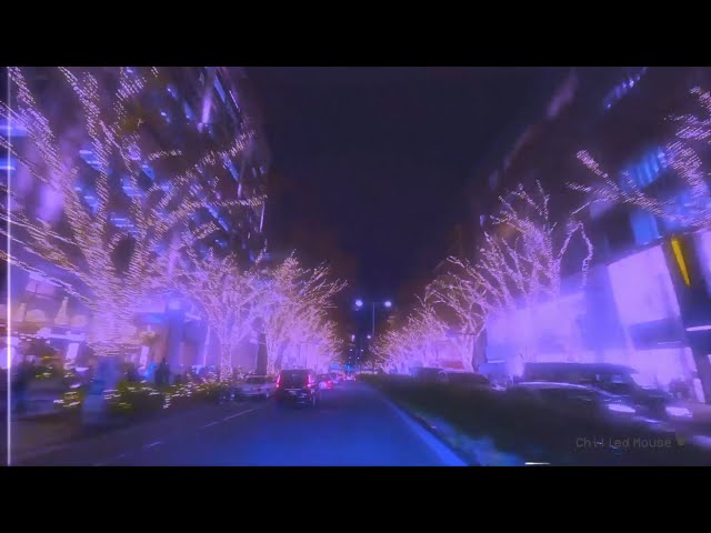 Christmas Drive Through Japan: Neon Nights & Synthwave Magic 🌃✨