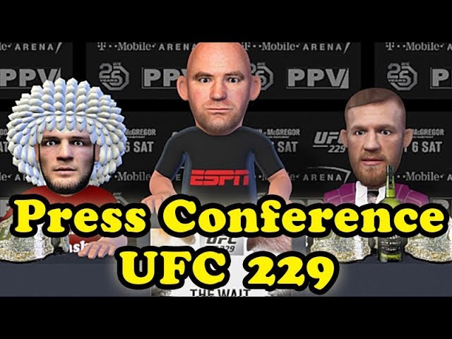 Khabib Nurmagomedov VS Conor McGregor UFC 229 press conference