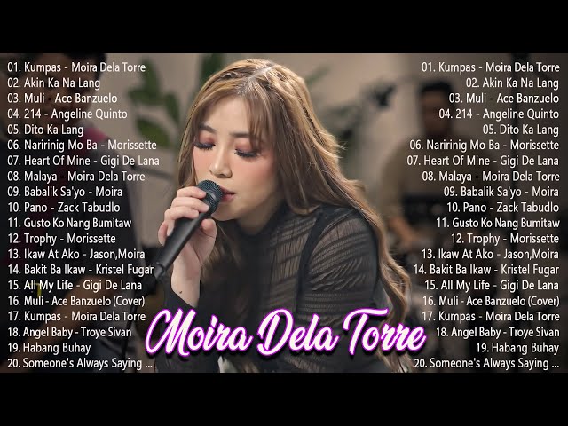 Moira Dela Torre, Morissette Amon , Kyla.. - TOP 50 Wish 107.5 Songs New Playlist 2023