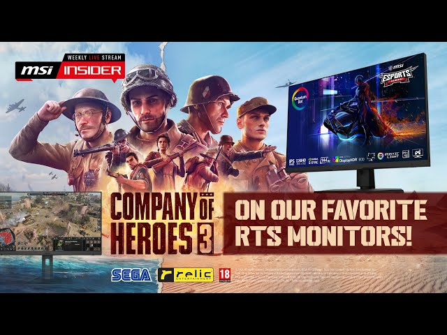 Company of Heroes 3 on our favorite RTS Monitors!