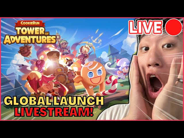 🔴FINALLY OUT! Cookie Run: Tower of Adventure Global Release Livestream!!
