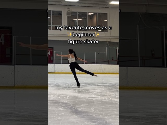 my favorite moves as a beginner figure skater⛸️ #figureskater #figureskating #iceskater #iceskating