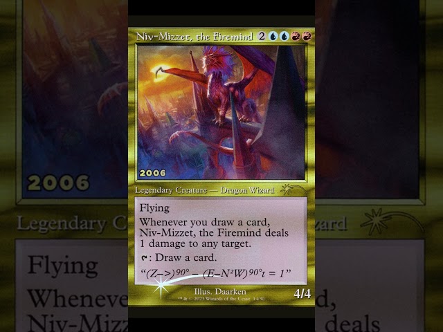 Niv Mizzet, the Firemind has the Best Flavor Text of all time