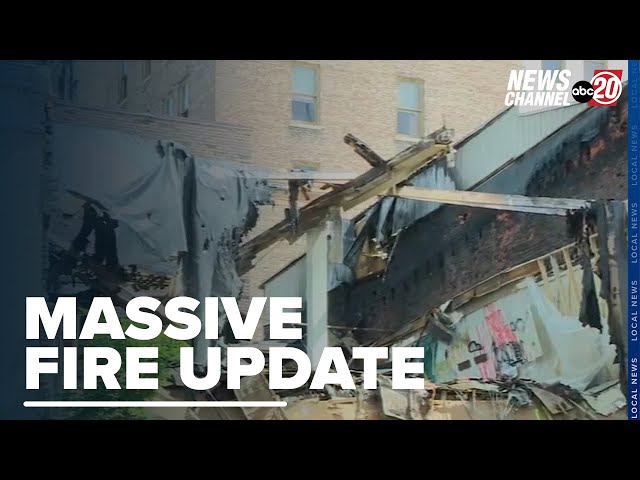 City Officials Prepare to Tear Down the Buildings Damaged in a Massive Fire