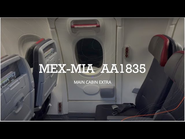 Ultra Red Eye | American 738 Mexico City - Miami | Main cabin Extra