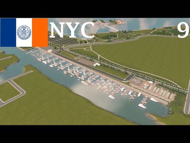 New York City Ep 9 | Marina in New Jersey | Cities Skylines
