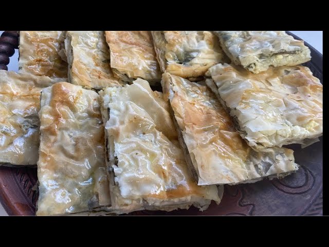 Easy Crispy Cheese And Spinach Pie With Filo Pastry  - Its a Matter of Assembling  ! #short