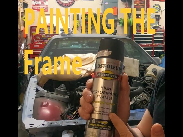 1991 Camaro Front Frame Painting part 6